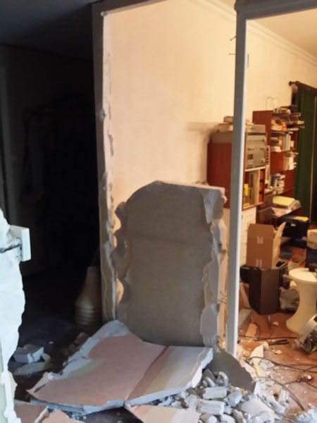 état du chantier au 2 Février